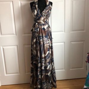 Rachel Zoe long wrap dress
